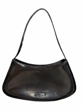 Vintage Y2K Guess Mini Hobo Shoulder Bag Purse Black Festival Mcbling 2000’s